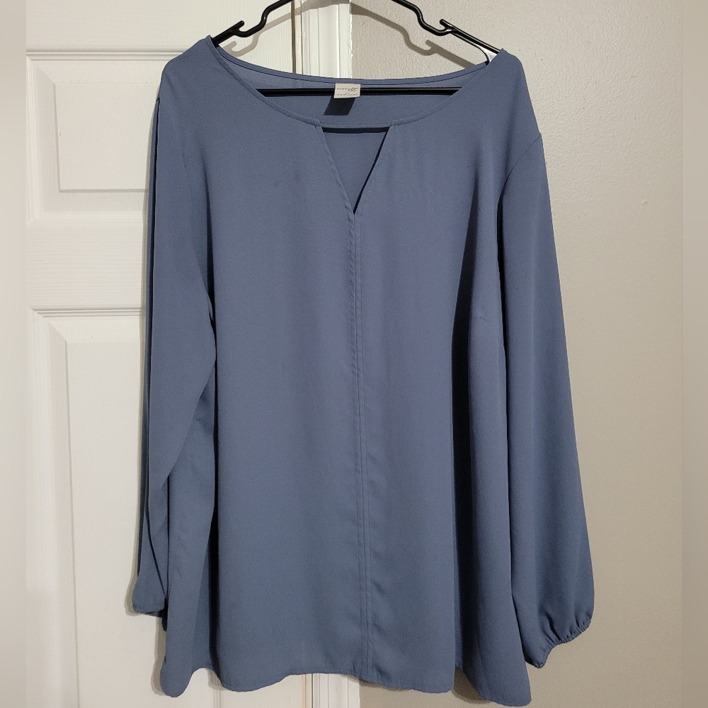 Terra & Sky blue blouse